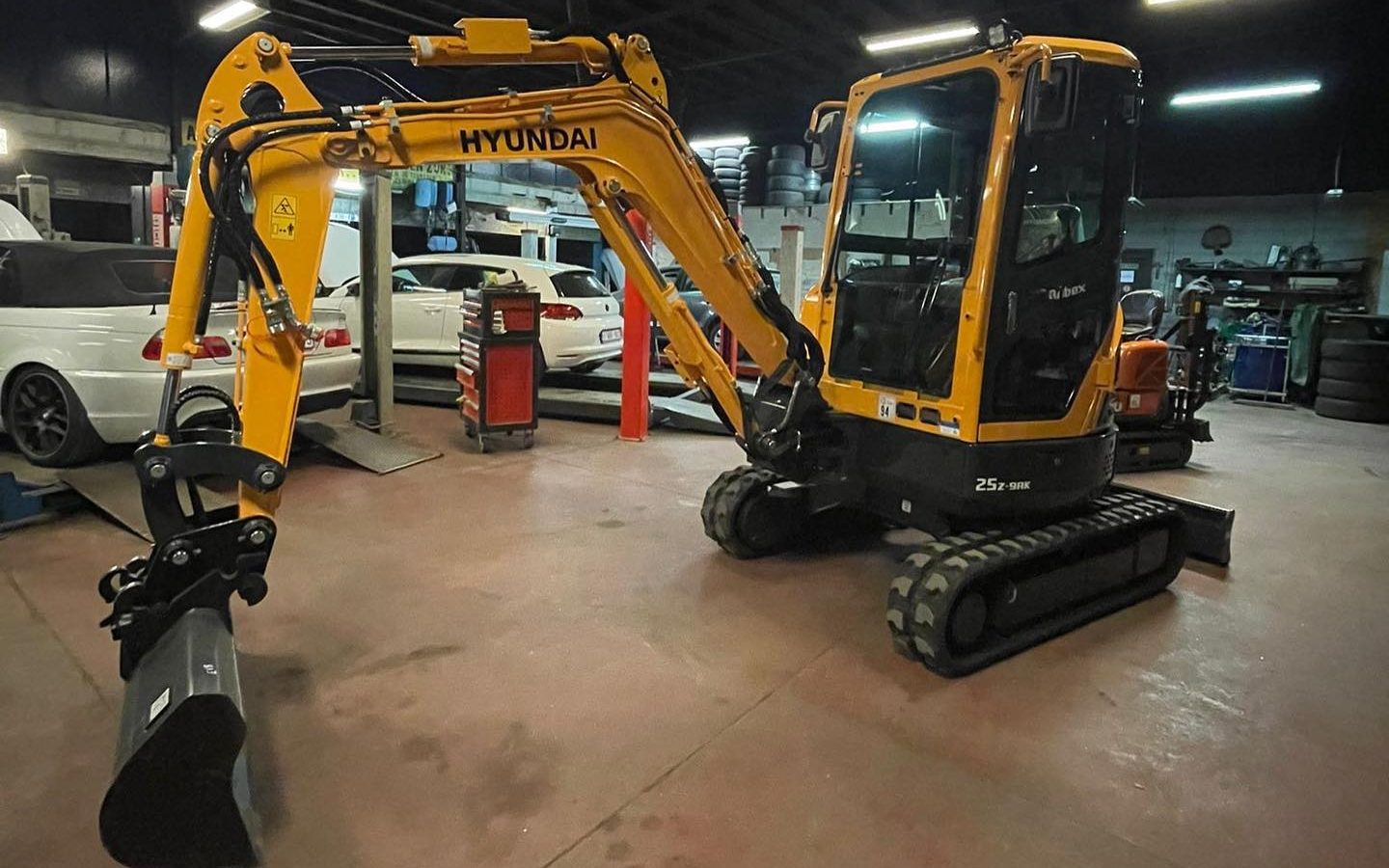 Graafmachine/kraan 2,5 ton Hyundai